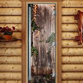 Стеклянная дверь для бани и сауны Престиж с фотопечатью А030 1900x700 мм (по коробке) фото товара