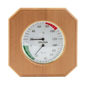 Термогигрометр TH-12T (термодревесина) фотография