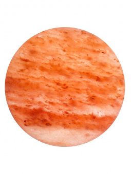 Плита из гималайской розовой соли для жарки D 20 см, толщина 2,5 см фотография