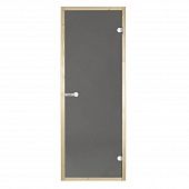 Дверь Harvia STG 9×21 коробка сосна, стекло серое фото товара