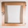 Окно для бани из ольхи "финское" со стеклопакетом 60х60 см фотография