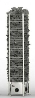Электрическая печь SAWO TOWER TH6-90NB-P (9 квт, встроенный пульт, нержавейка, круглая) фотография