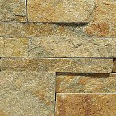 Панель из натурального камня Кварцит мультиколор 350х180 мм (0,378 кв.м) фото товара