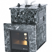 Дровяная печь «АНАПА» М2 в полноценном кожухе из пироксенита с защитным экраном фото товара