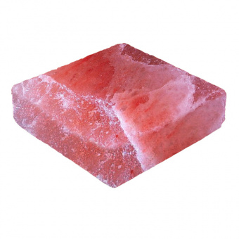 Плитка из гималайской розовой соли 100x100x25 мм натуральная фотография