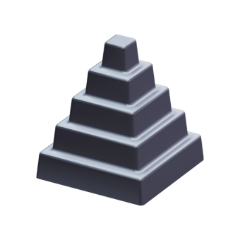 Комплект чугунных пирамид 4 шт. фото товара