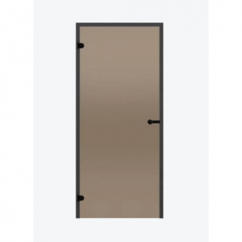 Дверь для сауны Harvia STG 7×19 Black Line коробка сосна, стекло бронза фотография