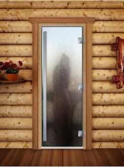 Стеклянная дверь для бани и сауны Престиж с фотопечатью А012 1900x700 мм (по коробке) фотография