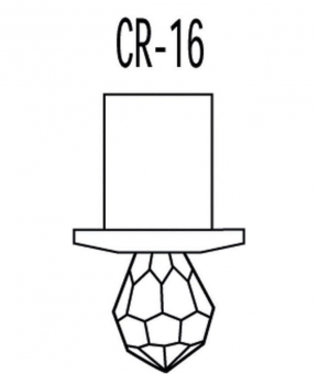 Набор хрустальных насадок CR16 Kit 3 хром фотография