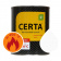 Краска "Certa" (Церта) термостойкая белая (банка 0,8 кг, +400 °C) фотография