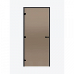 Дверь для сауны Harvia STG 8×21 Black Line коробка сосна, стекло бронза фото товара