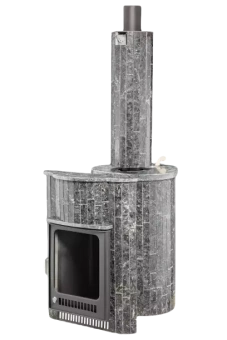 Дровяная банная печь Ферингер Оптима "Пироксенит наборный" до 28 м³ фотография
