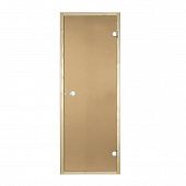Дверь Harvia STG 7×19 коробка сосна, стекло бронза фото товара
