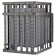 Дровяная печь Гефест Гроза в сетке 18 (М) фотография