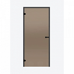 Дверь для сауны Harvia STG 7×19 Black Line коробка сосна, стекло бронза фото товара