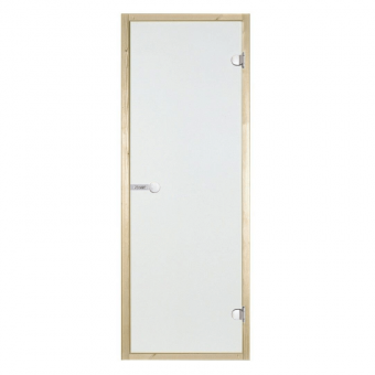Дверь Harvia STG 9×21 коробка ольха, стекло прозрачное фотография
