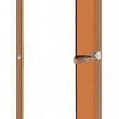 Дверь стеклянная SAWO 730-4SGD 7/19 с порогом, 3 петли, бронза фото товара