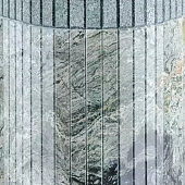 Дровяная банная печь Ферингер Уют-18 "Жадеит перенесённый рисунок + жадеит бучардированный" до 18 м фото товара