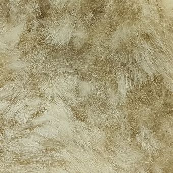 Шапка для бани бежевая из овечьей шерсти, размер 60 фотография