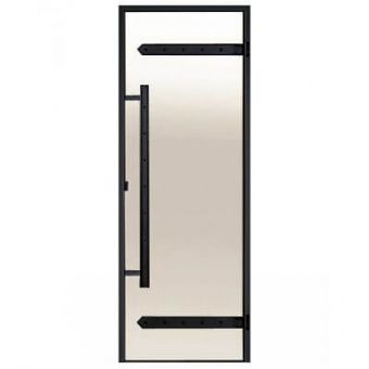 Дверь Harvia Legend STG 8×21 коробка сосна, стекло сатин фотография
