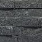 Панель из натурального камня Кварцит черный 600х150 мм (0,63 кв.м) фото товара