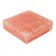 Плитка из гималайской розовой соли 100x100x25 мм шлифованная (с пазом) фотография